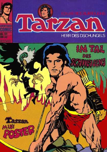 Tarzan (German) 32 - Im Tal Des Schweigens - Comic - Herr Des Dschungels - Mini Poster - Bow And Arrow
