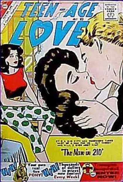 Teen-Age Love 17 - Approved By The Comics Code - Woman - Man - Horse - Win