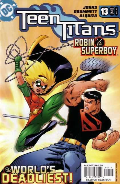 Teen Titans (2003) 13 - Robin Vs Superboy - Worlds Deadliest - Johns - Grummett - Alquiza - Dave Stewart, Ed McGuinness