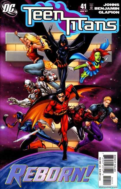 Teen Titans (2003) 41 - Teen Titans - Reborn - Johns Benjamin Glapion - Red Cape - Superheroes