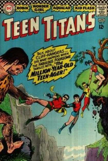 Teen Titans 2 - Robin - Wonder Girl - Aqualad - Kid Flash - Comics Code - Dan Jurgens, Nick Cardy