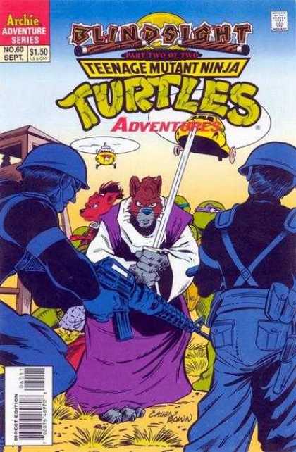Blindsight - Part Two Of Two - Splinter - Sword - Helicopter Teenage Mutant Ninja Turtles Adventures 2 60 - Blindsight - Part Two Of Two - Splinter - Sword - Helicopter