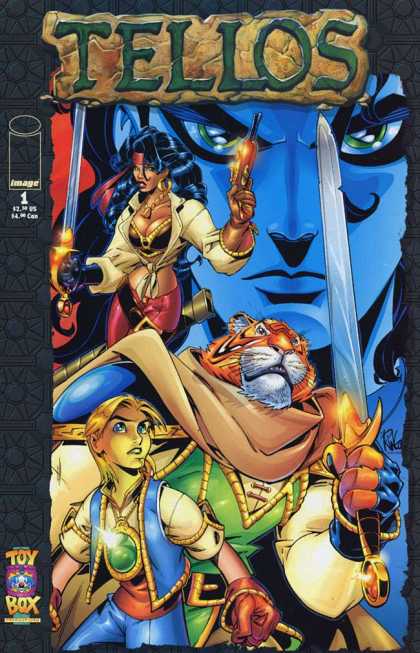 Tellos 1 - Toy Box - Cleavage - Swords - Tigerman - Pirate Kid - Mike Wieringo