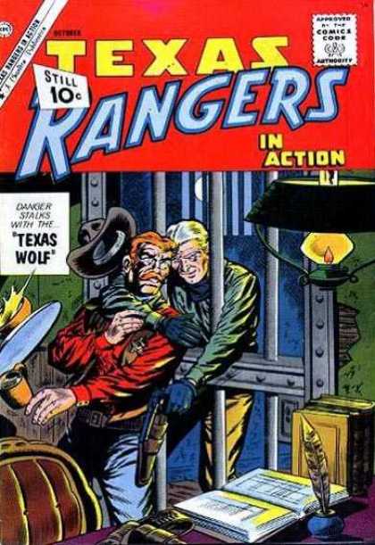 Texas Rangers in Action 30 - Texas Wolf - Jail - Prisoner Steals Gun - Criminal - Attempted Escape