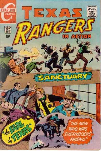 Texas Rangers in Action 75 - Sanctuary - Cowboys - Gun - Earl Of Texas - Horse