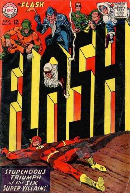 The Flash (1959) 174 - Dc - Flash - November - Six Super Villians - Comic