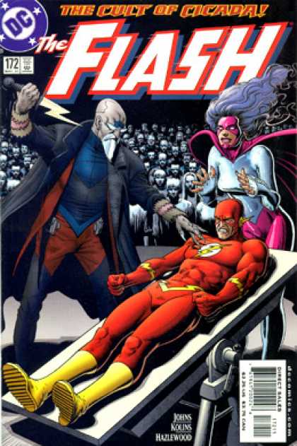 The Flash 172 - Dagger - Lightning - Crowd - Table - Cult