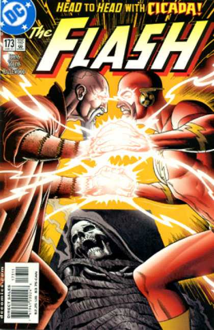 The Flash 173 - Head To Head - Cicada - Battle - Skeleton - Locked In Combat