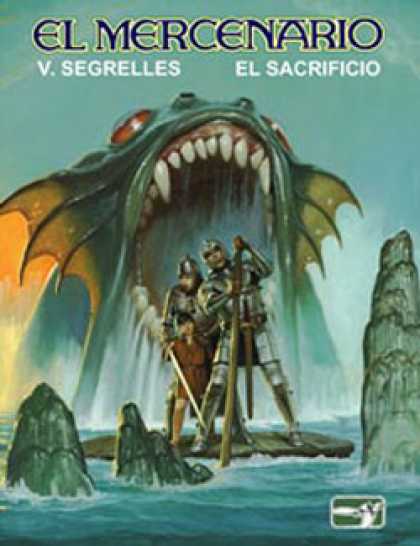 The Mercenary 4 - V Segrelles - El Sacrificio - Sea - Monster - Rocks