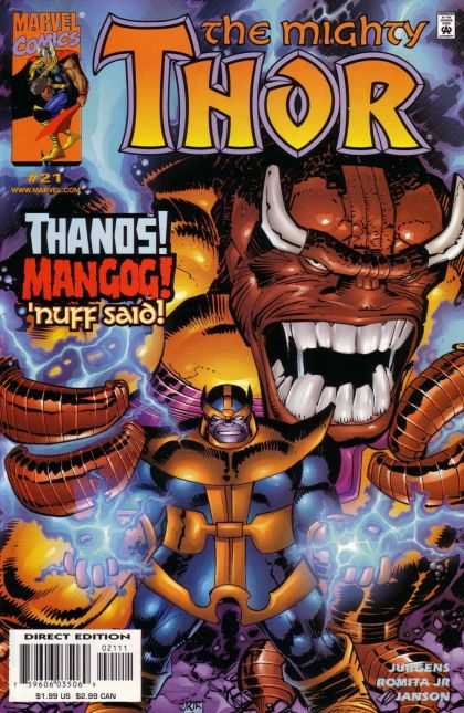 Thor (1998) 21 - Marvel - Thanos - Mangog - Janson - Romita Jr - John Romita