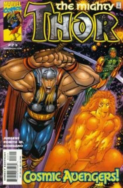 Thor (1998) 23 - Marvel Comics - Cosmic Avengers - Jurgens - Romita Jr - Giordano - John Romita