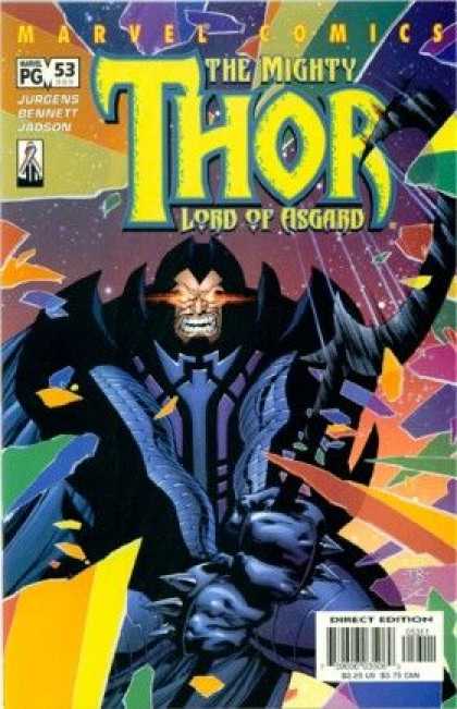 Lord Of Asgard - Sparkle Eyes - Standing Man Like Cartoon - Jupgens Bennett Jadson - Colour Full Coaver Page - Tom Raney Thor (1998) 53 - Lord Of Asgard - Sparkle Eyes - Standing Man Like Cartoon - Jupgens Bennett Jadson - Colour Full Coaver Page - Tom Raney