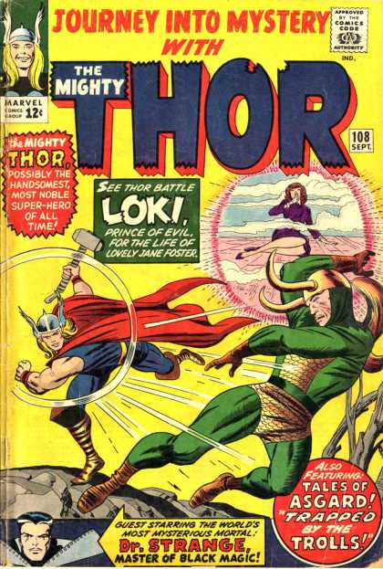 Thor 108 - Dr Strange - Thor - Marvel - Mighty Thor - Journey Into Mystery With Thor