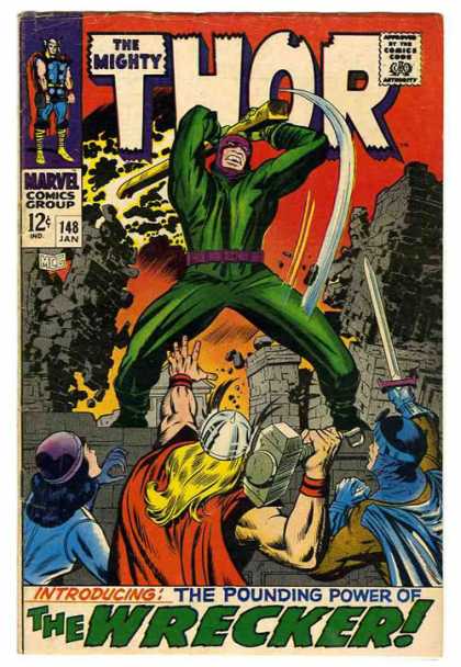 Thor 148 - Thor - Lightning - Sword - Hammer - Mask - Jack Kirby