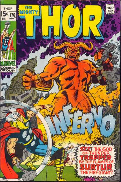 Thor 176 - Inferno - Surtur - Jack Kirby