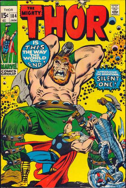 Thor 184 - Is This The Way The Worlds Will End - Silent One - Axe - Battle - Mighty