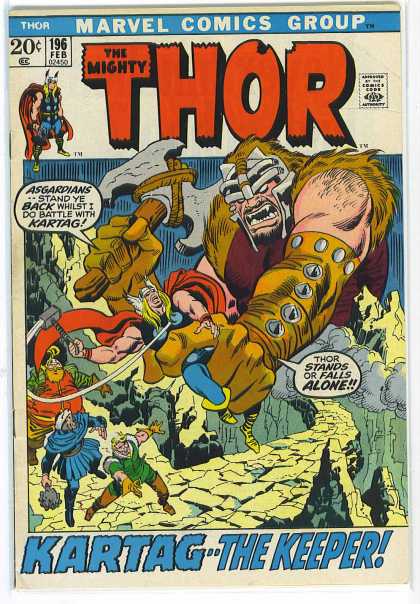 Thor 196 - Kartag - Asgardians - The Mighty Thor - Thor Stands Or Falls Alone - Kartag The Keeper