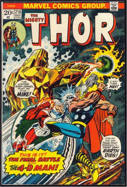 Thor 216 - 4-d Man - Hammer