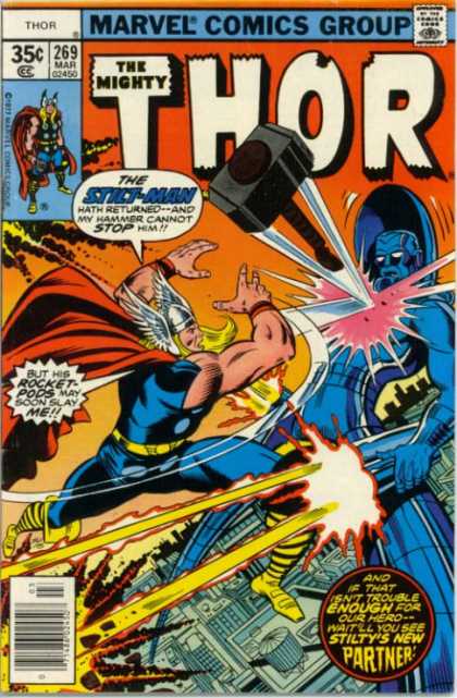 Thor 269 - Stilt-man - Hammer - Wings - Helmet - Laser
