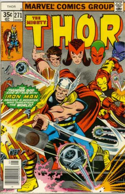 Thor 271 - Viking - Flying Exploding Balls - Norse God - Robot - Lasers And Explosions