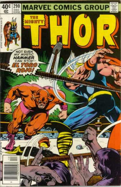 Thor 290 - El Toro Rojo - Wrestling - Ring - Marvel Comics Group - Thor