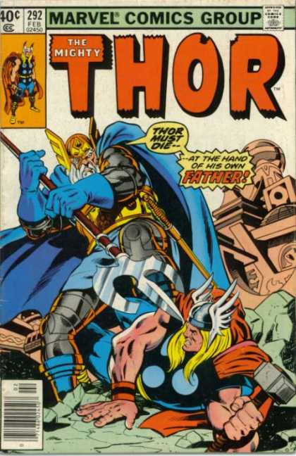 Thor 292 - Odin - Hammer - Helmet - Father - Cape