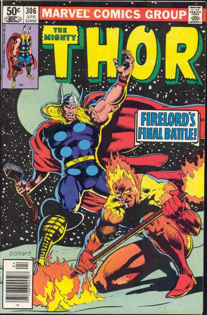 Thor 306 - Firelord - Space - Hammer - Marvel Comics - Bronze Age