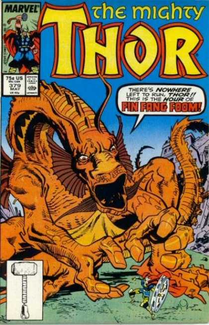 Thor 379 - Fin Fang Foom - Hammer - Dragon - Walter Simonson