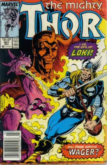 Thor 401 - Loki - Evil - Dragon - Wager - Will Thor Survive