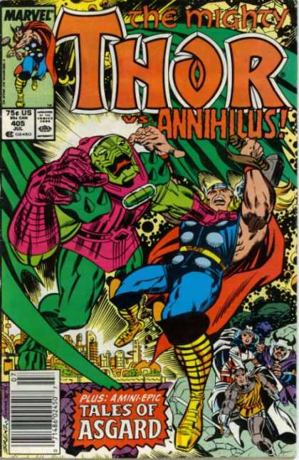 Thor 405 - Annihilus - Sif - Marvel - Marvel Comics - The Mighty Thor - Joe Sinnott