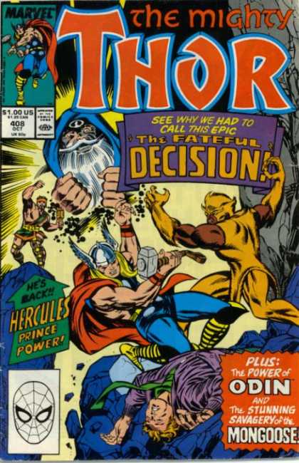 Thor 408 - Hercules - Joe Sinnott