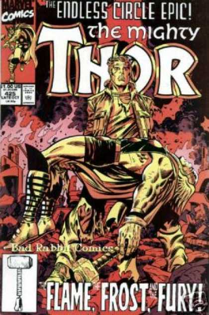 Thor 425 - Mighty Thor - Marvel - Bad Rabbit - Flame Frost Fury - 425