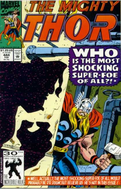 Thor 444 - Shadow - Heavy Hammer - The Incredible Hulk - Red Cape - Pipe