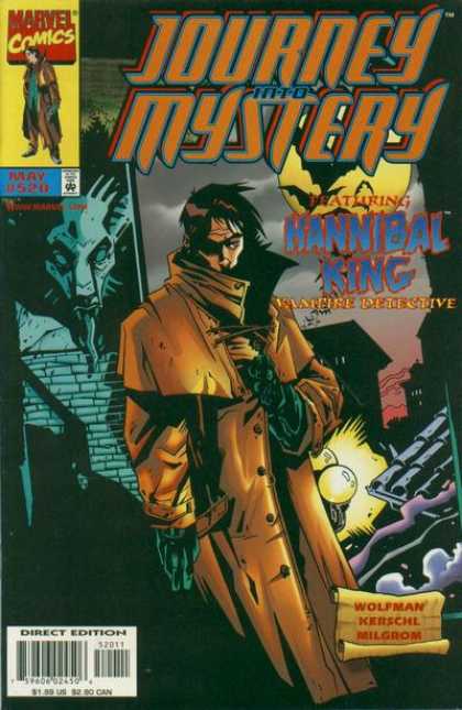 Thor 520 - Hannibal King - Marvel Comics - Wolfoman - Milgrom - Brown Coat