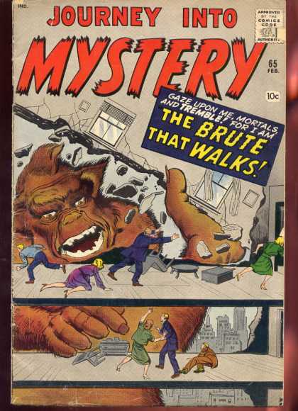 Thor 65 - King Kong - The Brute That Walks - Ape - Office Building - Secretary