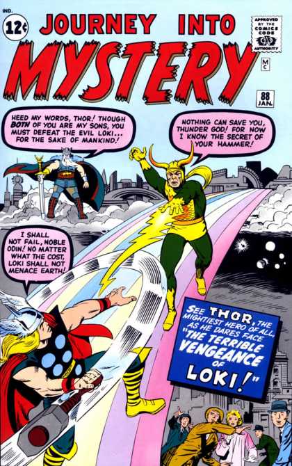 Thor 88 - Loki - Odin - Journey Into Mystery - 12 Cents - 12c