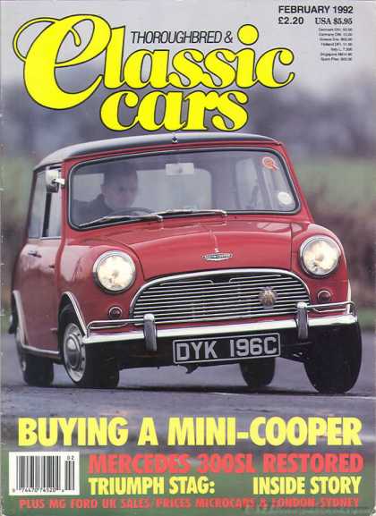 Thoroughbred & Classic Cars - February 1992