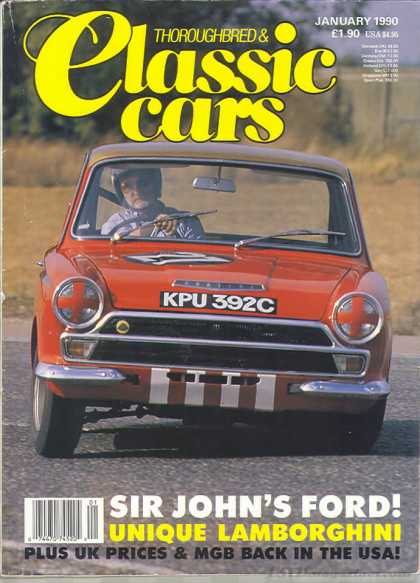 Thoroughbred & Classic Cars - January 1990