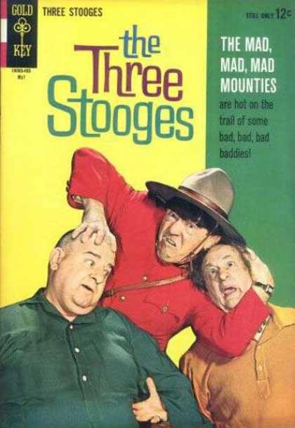 Three Stooges 17 - Larry - Curly - Moe - Mounties - Hat