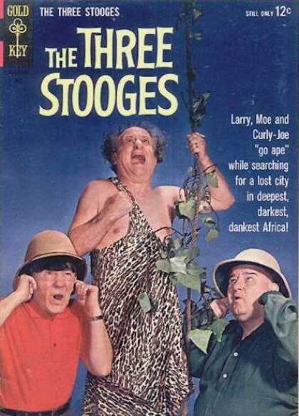 Three Stooges 18 - Larry - Moe - Curly-joe - Go Ape - Africa