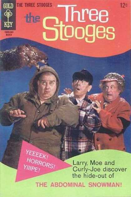 Three Stooges 38 - Gold Key - Trio - 12 Cents - The Abdominal Snowman - Moe