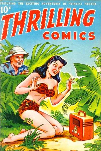 Thrilling Comics 68 - Princess - Pantha - Exciting - Adventures - Jungle