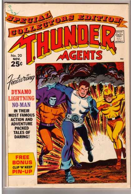 Thunder Agents 20 - Dynamo - Lightning - No-man - Pin-ups - Explosion