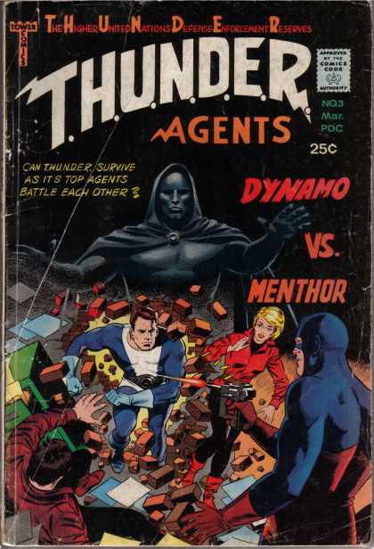 Thunder Agents 3 - Battle - Dynamo - Menthor - Firing Gun - Survive
