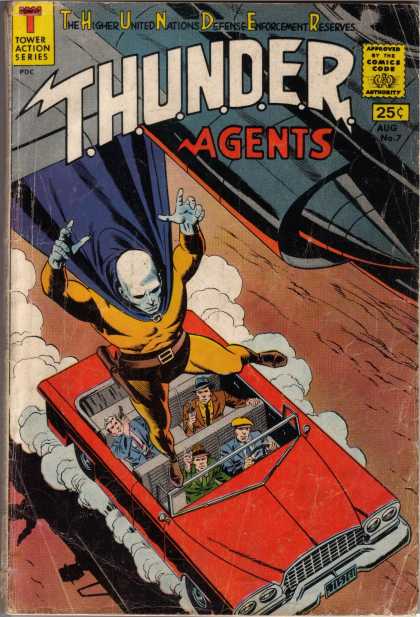 Thunder Agents 7 - Car - Guns - Plane - Cape - Flying