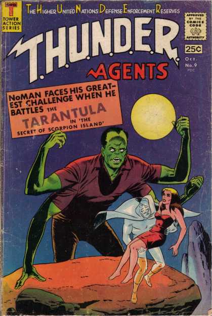 Thunder Agents 9 - Tarantula - Alien - Noman - Scorpion Island - No 9