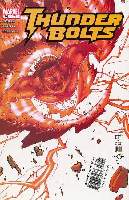 Thunderbolts 74 - Marvel - Batista - Perrotta - Fire - Nicieza - Marcelo Sosa
