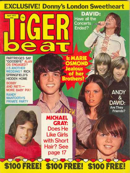 Tiger Beat - 4/1973