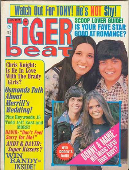 Tiger Beat - 1/1974