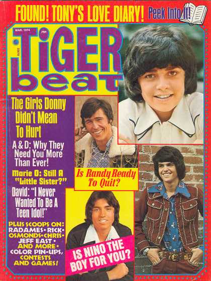Tiger Beat - 3/1974